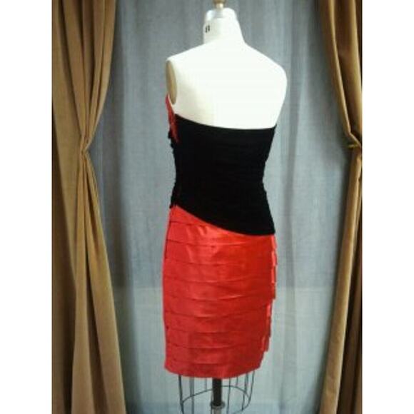 TOMASZ STARZEWSKI COUTURE Luxury Vintage Cocktail Dress Evening Wear Size 10 - Picture 3 of 10